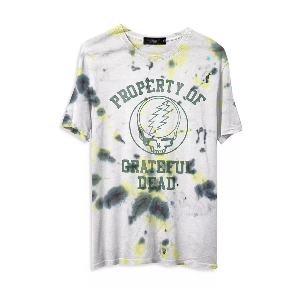 Junk Food Grateful Dead Paint Splatter Graphic Tee Tie Dye Size L 4083